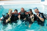 Dive certification pool
